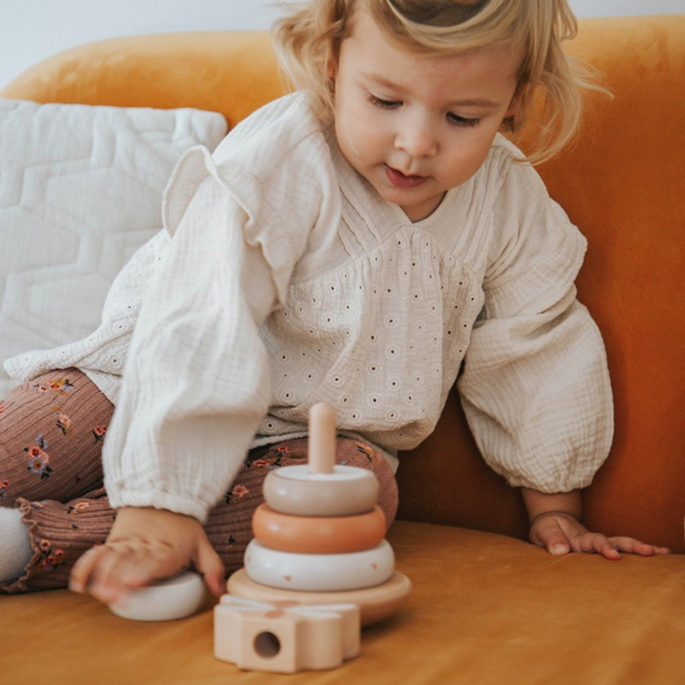 Label Label Stapelringen Nougat Label Label Stapelringen Nougat