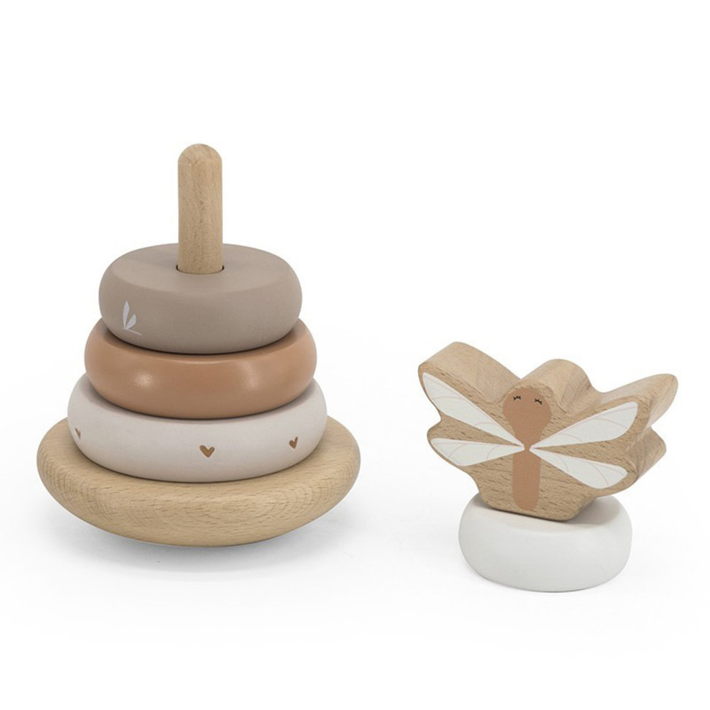 Label Label Stapelringen Nougat Label Label Stapelringen Nougat