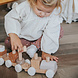 Label Label Stapeltrein nougat Label Label Stapeltrein nougat