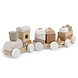 Label Label Stapeltrein nougat Label Label Stapeltrein nougat