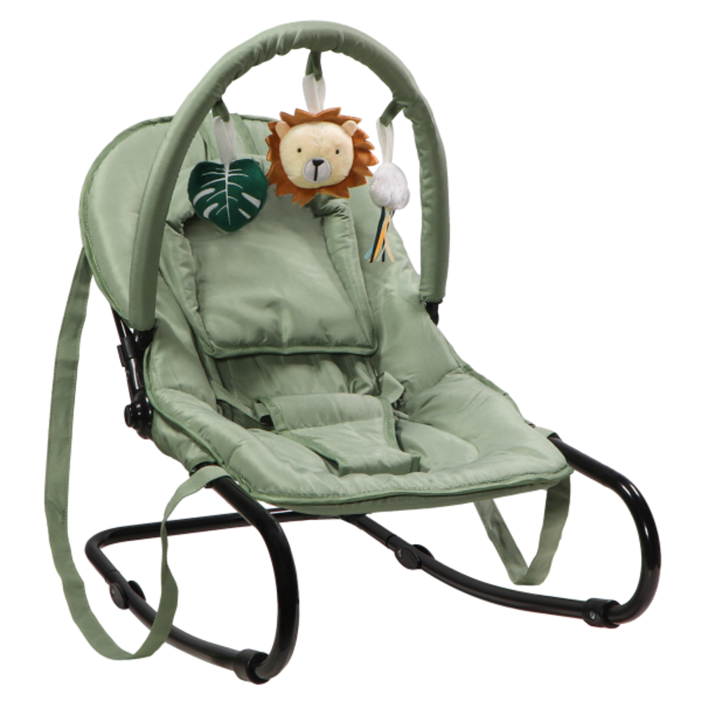 Tryco Baby Bouncer - Lion Leo - Green Tryco Baby Bouncer - Lion Leo - Green