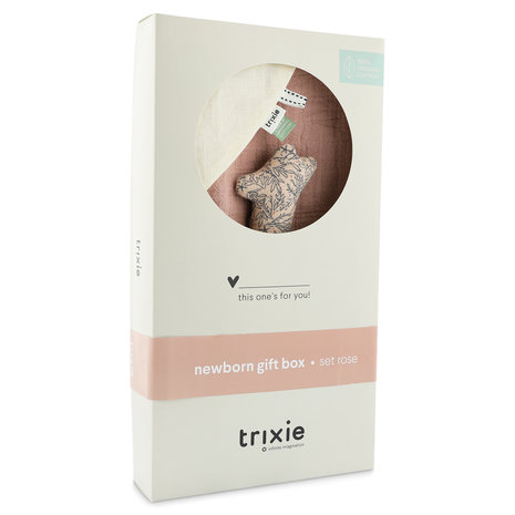 Trixie Newborn geschenkdoos M - Lovely Leaves Trixie Newborn geschenkdoos M - Lovely Leaves