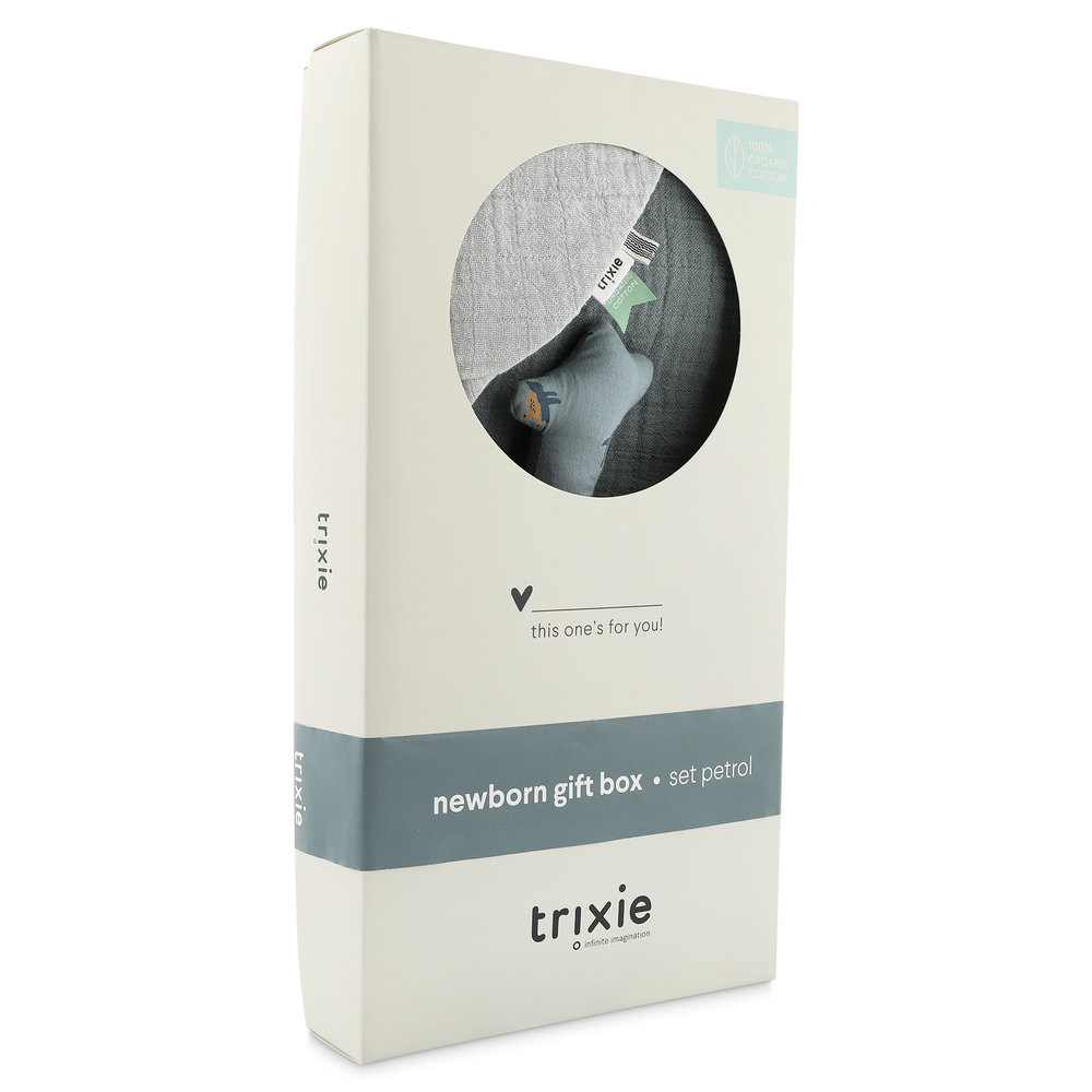 Trixie Newborn geschenkdoos M - Peppy Penguins Trixie Newborn geschenkdoos M - Peppy Penguins