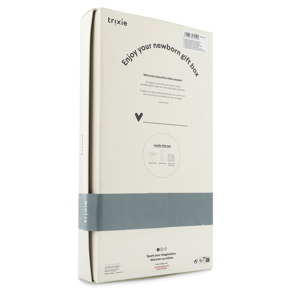 Trixie Newborn geschenkdoos M - Peppy Penguins Trixie Newborn geschenkdoos M - Peppy Penguins