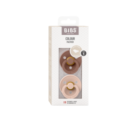 BIBS Colour Anatomical 2 pack Blush/Woodchuck BIBS Colour Anatomical 2 pack Blush/Woodchuck