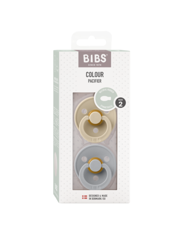 BIBS Colour Symmetrical 2 pack Vanilla/Cloud
