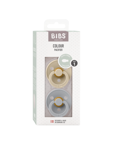 BIBS Colour Symmetrical 2 pack Vanilla/Cloud