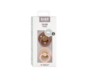 BIBS Colour Symmetrical 2 pack Blush/Woodchuck BIBS Colour Symmetrical 2 pack Blush/Woodchuck