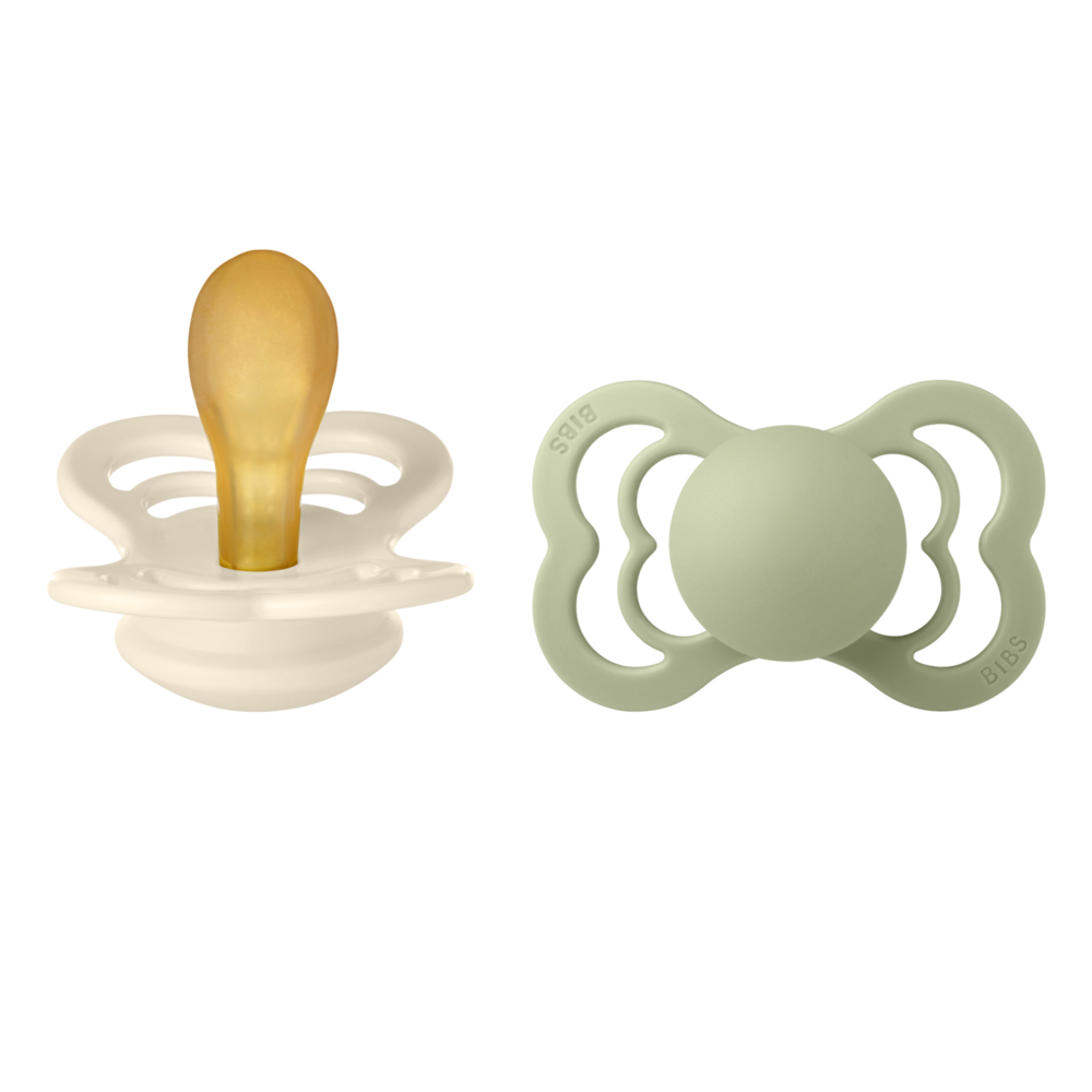 BIBS Supreme Symmetrical 2 pack Ivory Sage