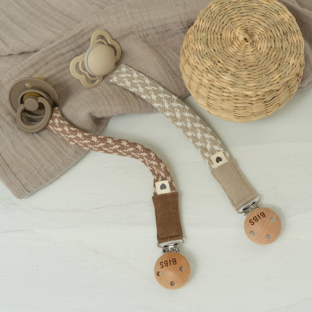 BIBS Speenkoord -  Sand / Ivory