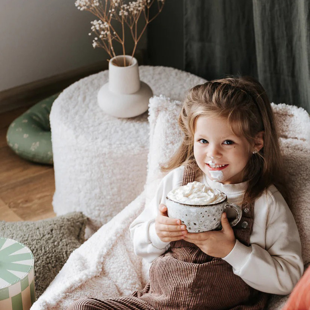 Wigiwama Zitzak Chair - Cream white