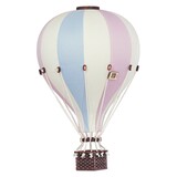 Super Balloon Luchtballon - mauve, blauw en ecru