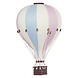 Super Balloon Luchtballon - mauve, blauw en ecru Super Balloon Luchtballon - mauve, blauw en ecru