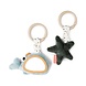 Done by Deer Hangend activiteitenspeeltje Wally Blue (2-pack) Done by Deer Hangend activiteitenspeeltje Wally Blue (2-pack)