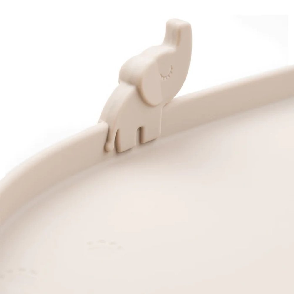 Done by Deer Hoge rand siliconen placemat Elphee Sand