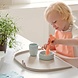 Done by Deer Hoge rand siliconen placemat Elphee Blue Done by Deer Hoge rand siliconen placemat Elphee Blue