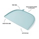 Done by Deer Hoge rand siliconen placemat Elphee Blue Done by Deer Hoge rand siliconen placemat Elphee Blue
