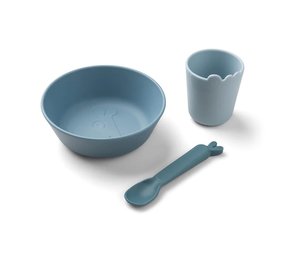 Done by Deer Kiddish eerste maaltijdset Blue