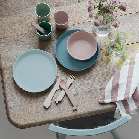 Done by Deer Kiddish mini mok Croco Blue