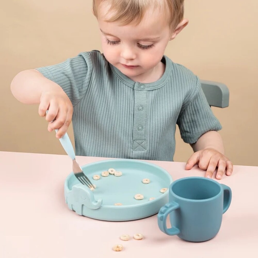 Done by Deer Easy-grip bestekset Deer friends Blue Done by Deer Easy-grip bestekset Deer friends Blue