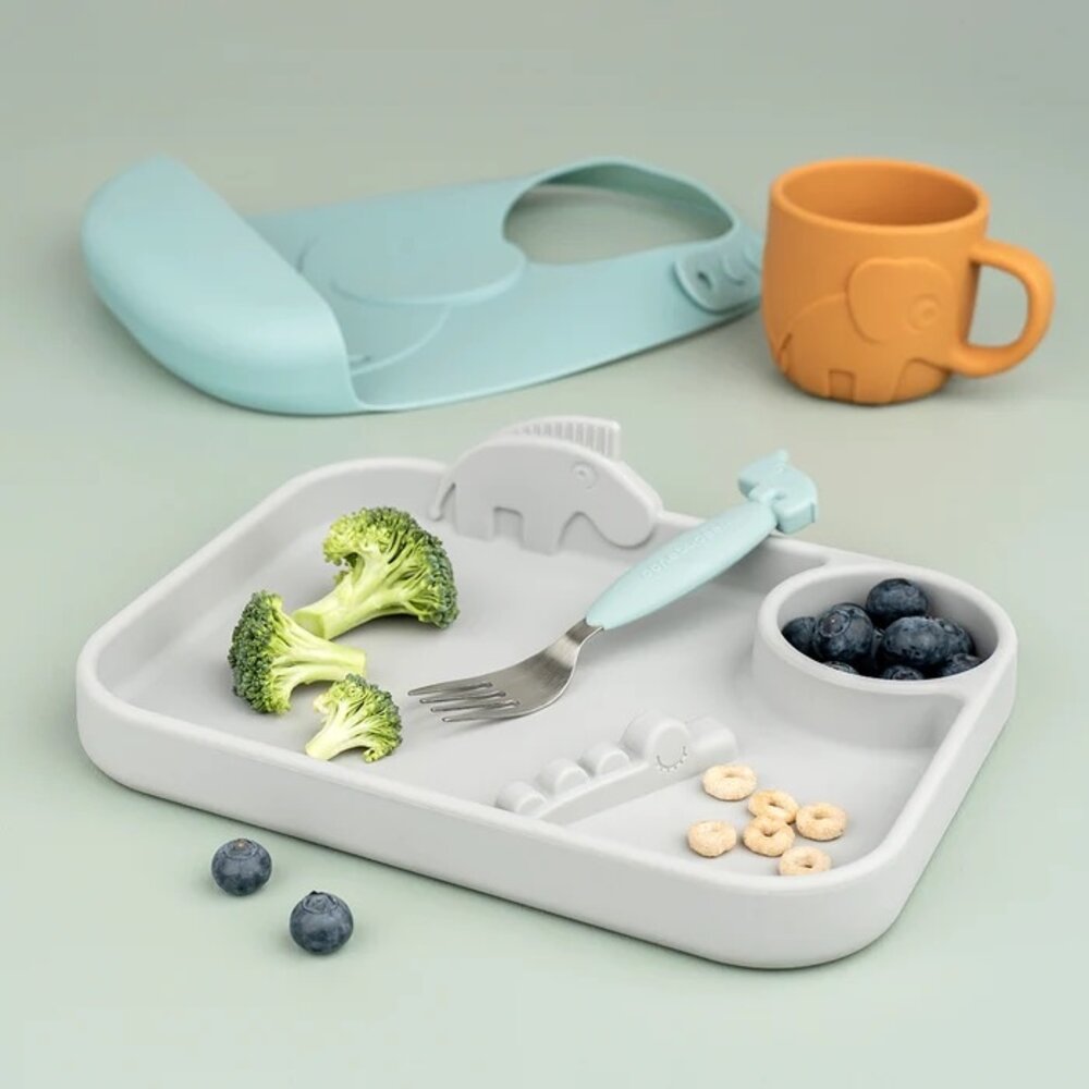 Done by Deer Easy-grip bestekset Deer friends Blue Done by Deer Easy-grip bestekset Deer friends Blue