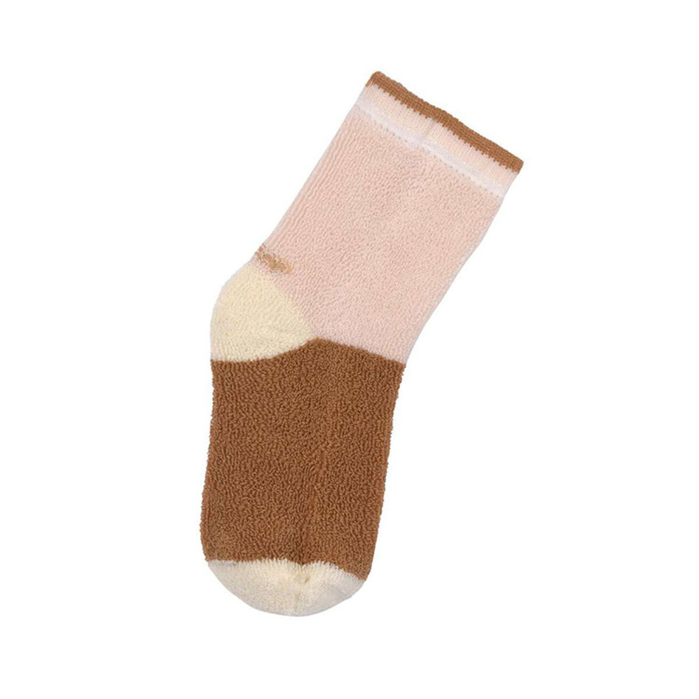 Lässig Antislip sokken GOTS powder pink/caramel (2-pack) Lässig Antislip sokken GOTS powder pink/caramel (2-pack)