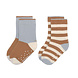 Lässig Antislip sokken GOTS light blue/caramel (2-pack) Lässig Antislip sokken GOTS light blue/caramel (2-pack)