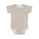Lässig Romper met korte mouw GOTS Striped grey/anthracite Lässig Romper met korte mouw GOTS Striped grey/anthracite
