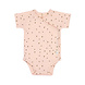Lässig Romper met korte mouw GOTS Dots powder pink Lässig Romper met korte mouw GOTS Dots powder pink