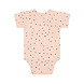 Lässig Romper met korte mouw GOTS Dots powder pink Lässig Romper met korte mouw GOTS Dots powder pink