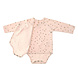 Lässig Romper met lange mouw GOTS Dots powder pink Lässig Romper met lange mouw GOTS Dots powder pink