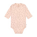 Lässig Romper met lange mouw GOTS Dots powder pink Lässig Romper met lange mouw GOTS Dots powder pink