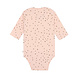 Lässig Romper met lange mouw GOTS Dots powder pink Lässig Romper met lange mouw GOTS Dots powder pink