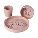 Done by Deer Siliconen maaltijdset Sea friends Powder Done by Deer Siliconen maaltijdset Sea friends Powder