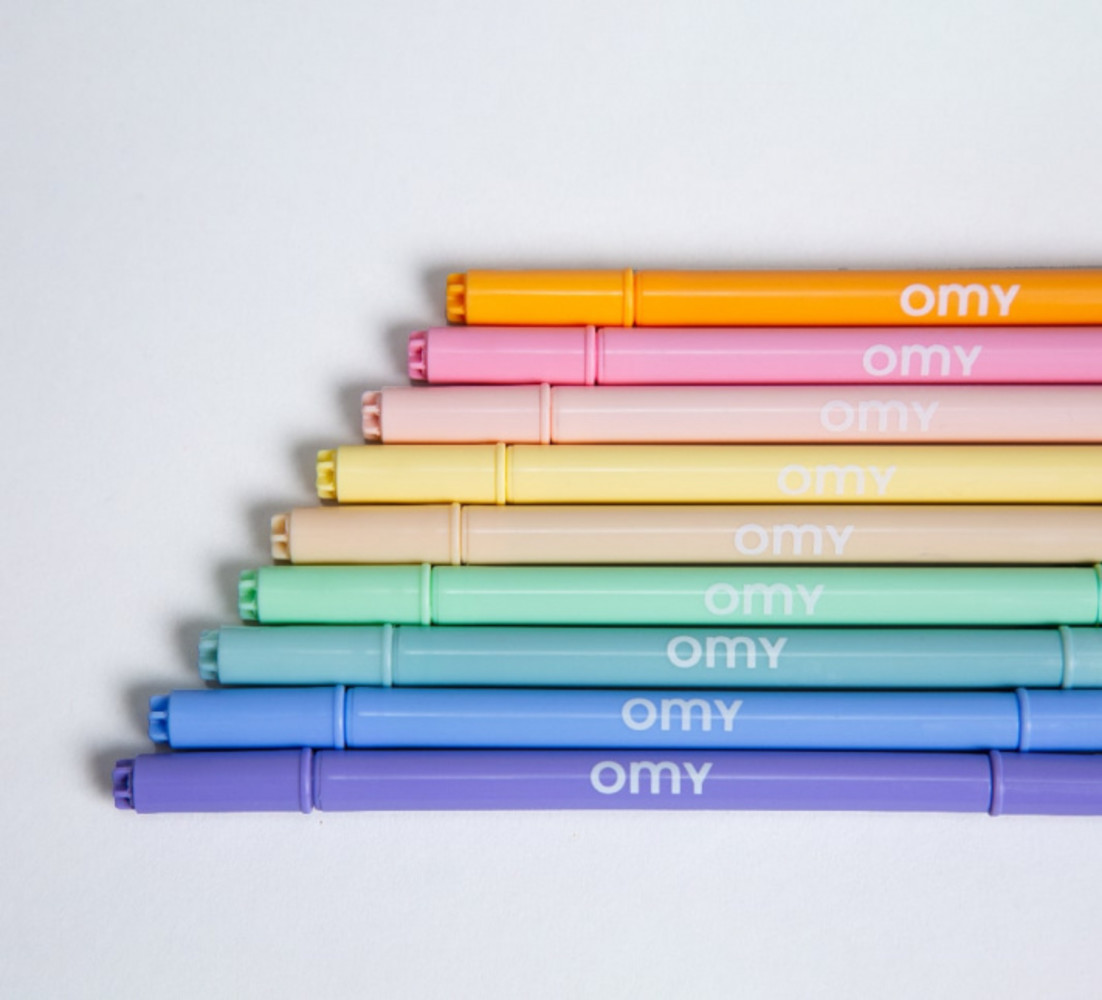 OMY 9 Pastelstiften - afwasbaar OMY 9 Pastelstiften - afwasbaar