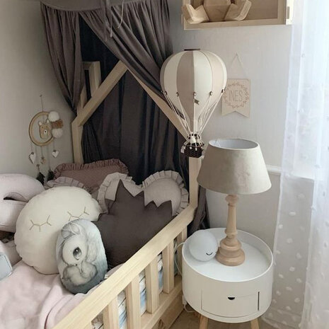 Super Balloon Luchtballon - beige en ecru (Groot) Super Balloon Luchtballon - beige en ecru (Groot)