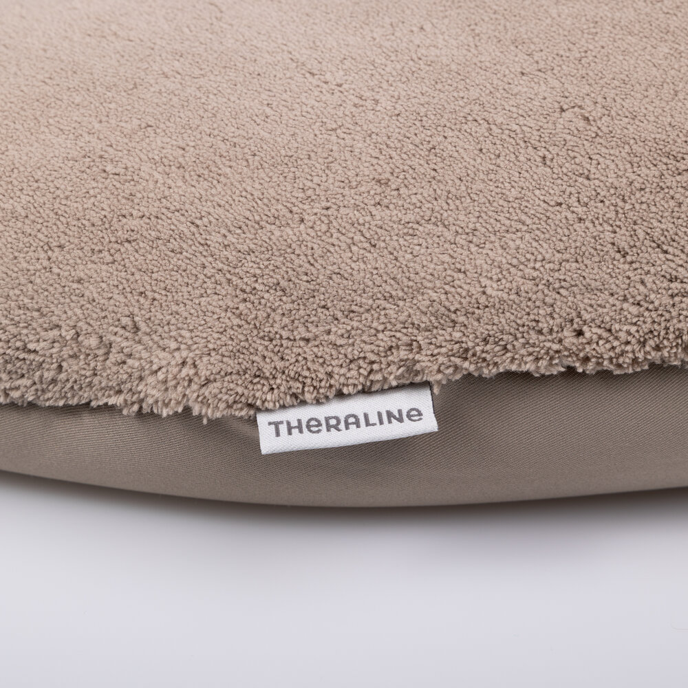 Theraline Voedingskussen Plushy Moon - Taupe Theraline Voedingskussen Plushy Moon - Taupe