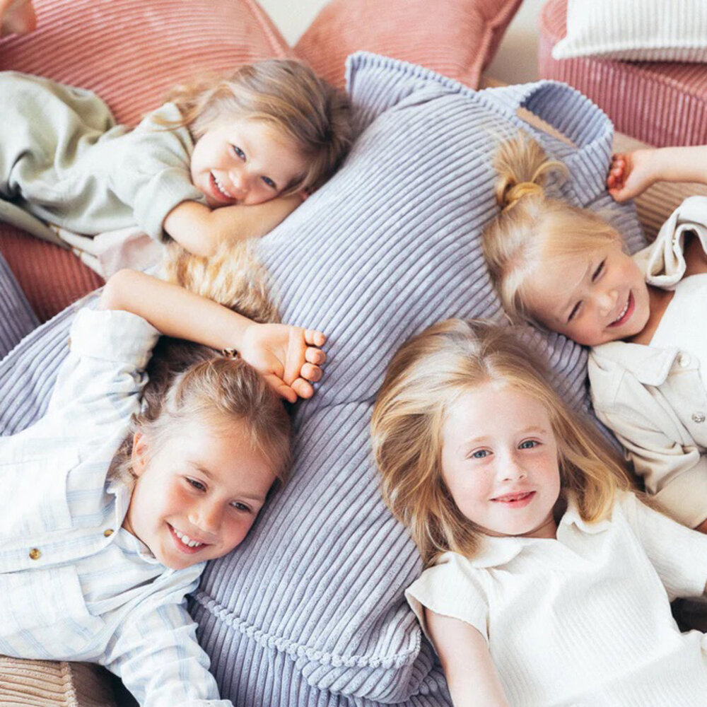 Wigiwama Zitzak Chair - Blueberry blue