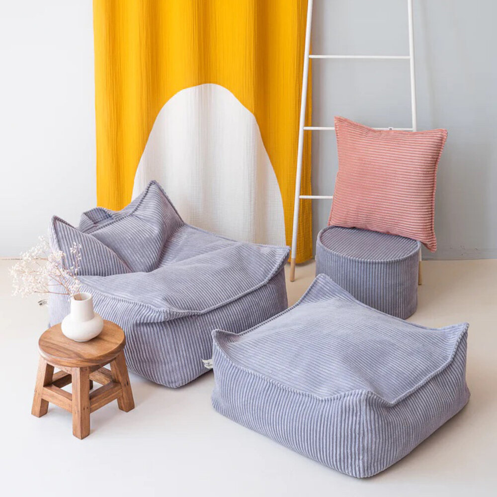 Wigiwama Zitzak Chair - Blueberry blue