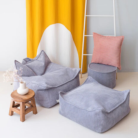 Wigiwama Zitzak Chair - Blueberry blue