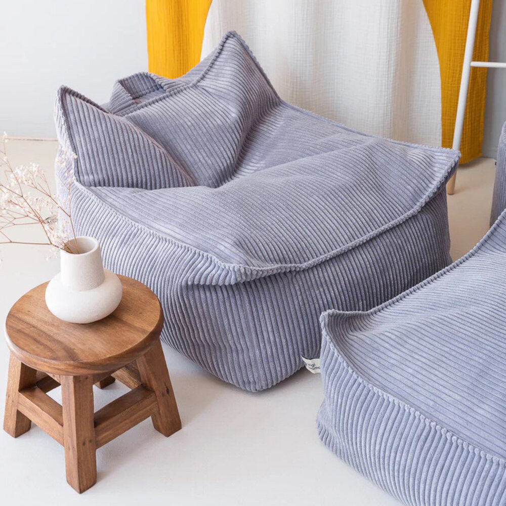 Wigiwama Zitzak Chair - Blueberry blue