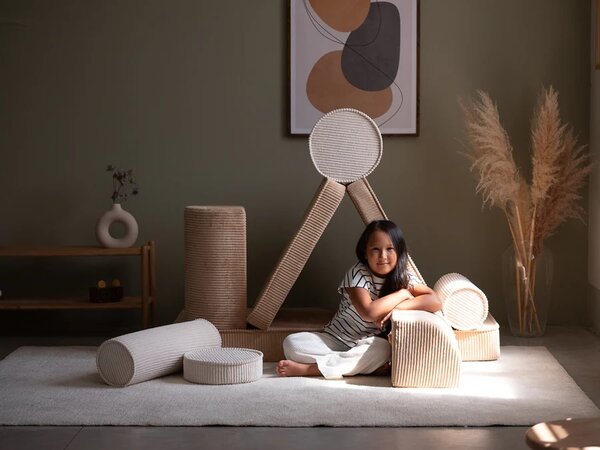 Wigiwama Zit- en speelbank - Brown Sugar Wigiwama Zit- en speelbank - Brown Sugar