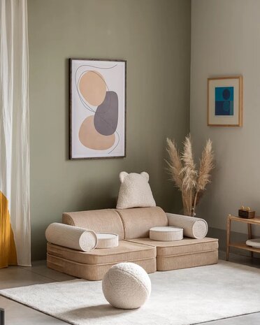 Wigiwama Zit- en speelbank - Brown Sugar Wigiwama Zit- en speelbank - Brown Sugar