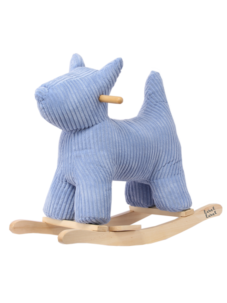 Label Label Rocking Dog - Blauw