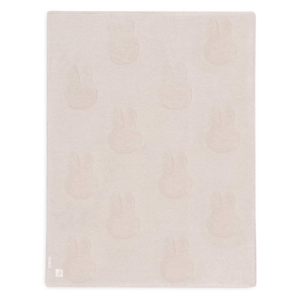 Jollein Fleece deken | 75x100cm - Miffy Nougat/Coral