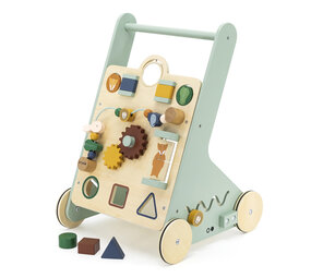 Trixie Houten dieren activiteiten duw- en loopwagen Trixie Houten dieren activiteiten duw- en loopwagen