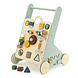 Trixie Houten dieren activiteiten duw- en loopwagen Trixie Houten dieren activiteiten duw- en loopwagen