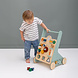 Trixie Houten dieren activiteiten duw- en loopwagen Trixie Houten dieren activiteiten duw- en loopwagen