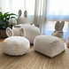 Scandinavian stories Poef Bunny Corduroy - Dusty pink Scandinavian stories Poef Bunny Corduroy - Dusty pink