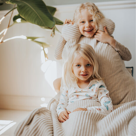 Scandinavian stories Poef Teddy Corduroy - Light blue Scandinavian stories Poef Teddy Corduroy - Light blue